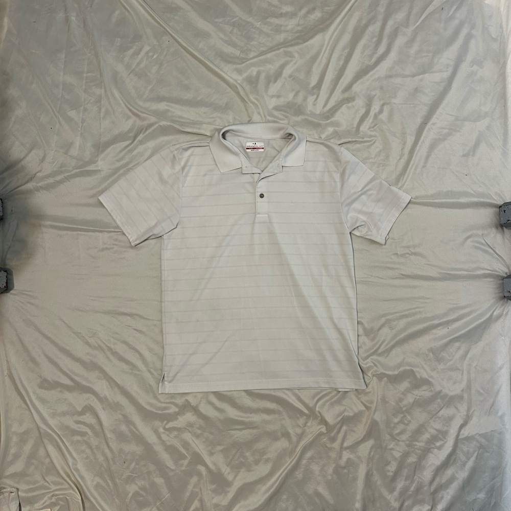 Grand Slam Airflow Performance Polo Shirt – White (Men’s Large)
